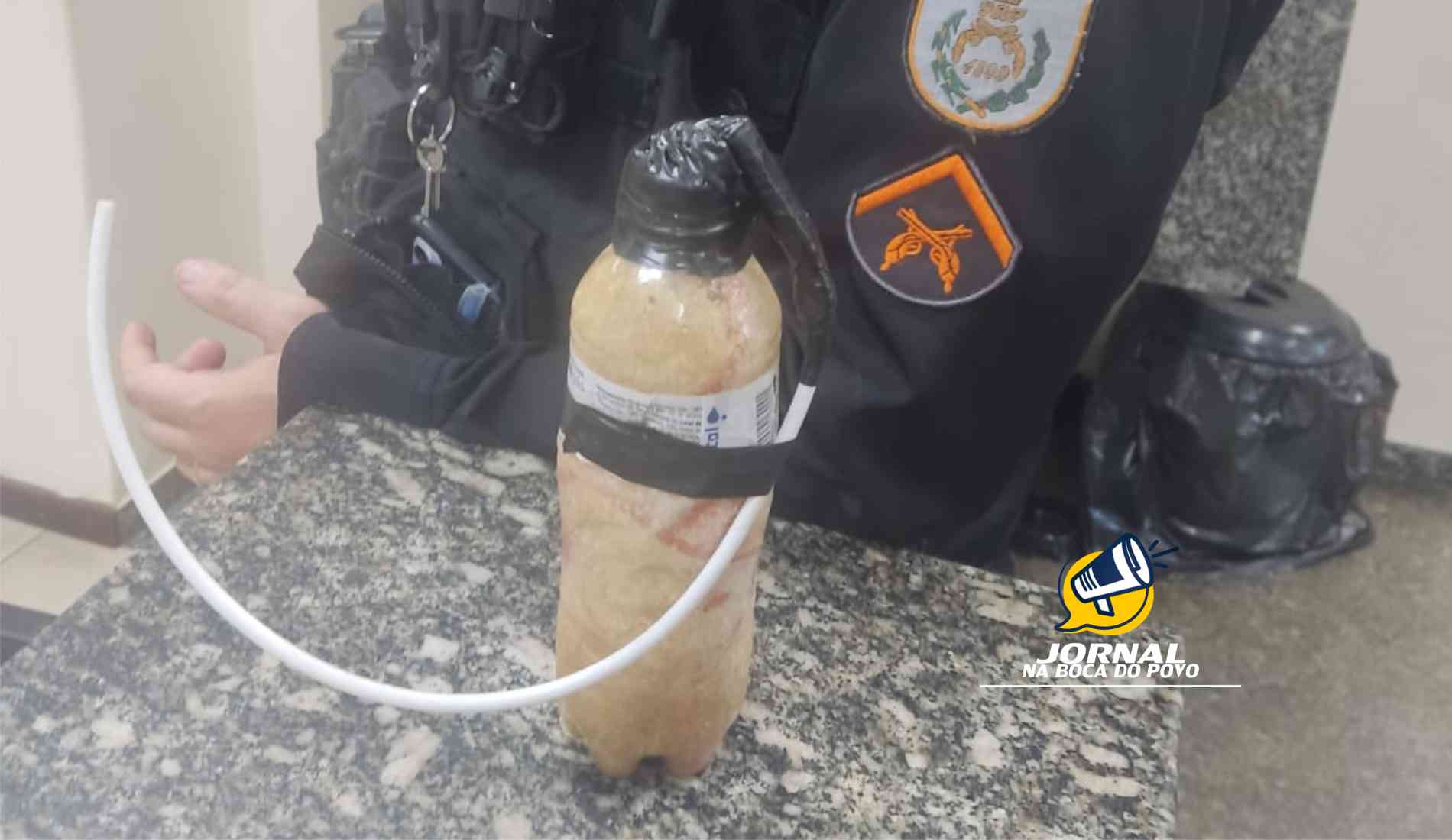 Militares do 36°BPM apreende artefato explosivo em Pádua