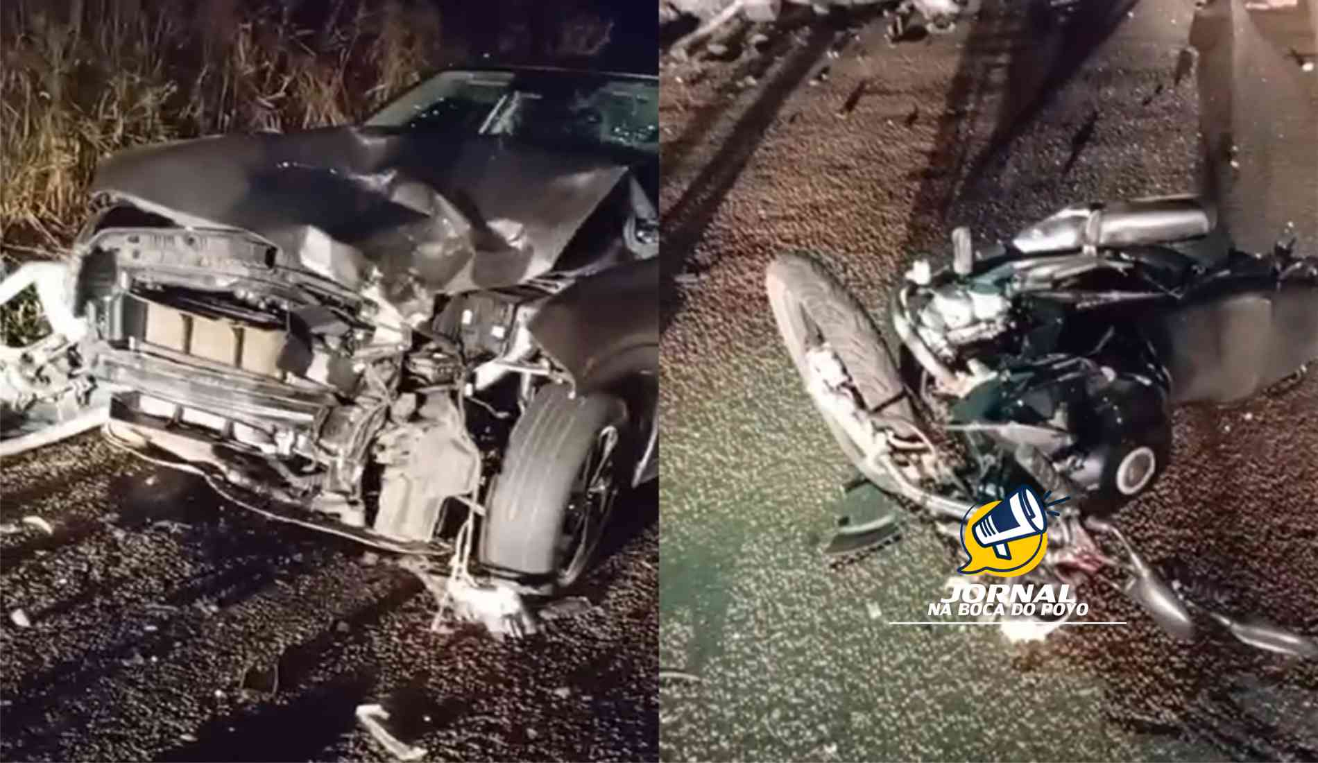 Colisão entre carro e moto deixa uma vítima fatal em Pádua