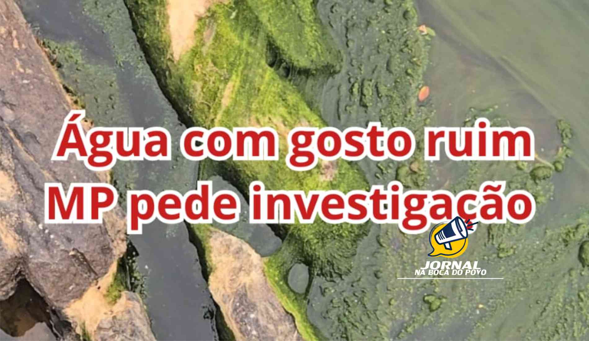 Água com gosto ruim: Ministério Público pede dados e que as vigilâncias sanitárias intensifiquem a fiscalização