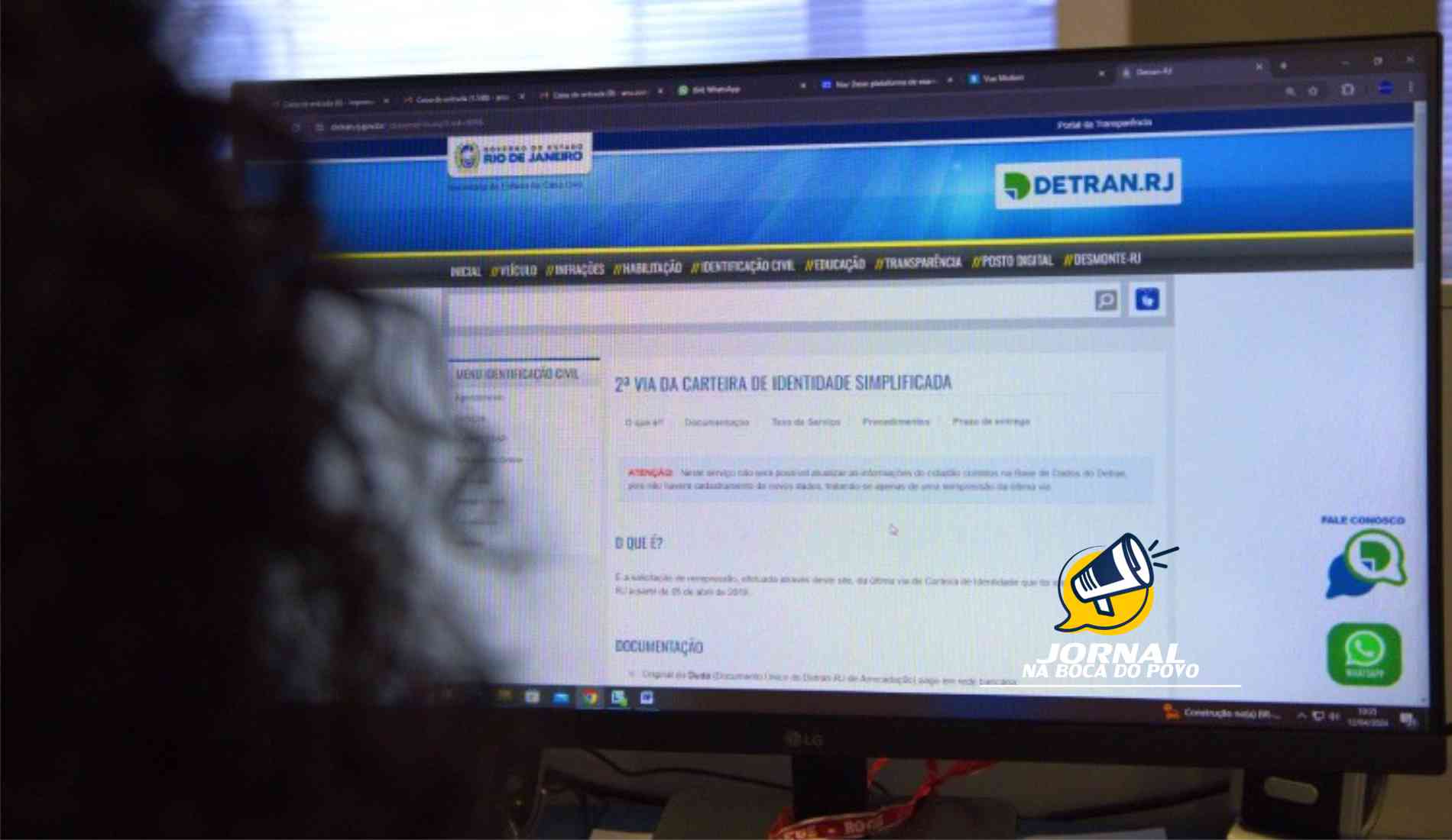 Segunda via da carteira de identidade pode ser solicitada pelo site do Detran.RJ 