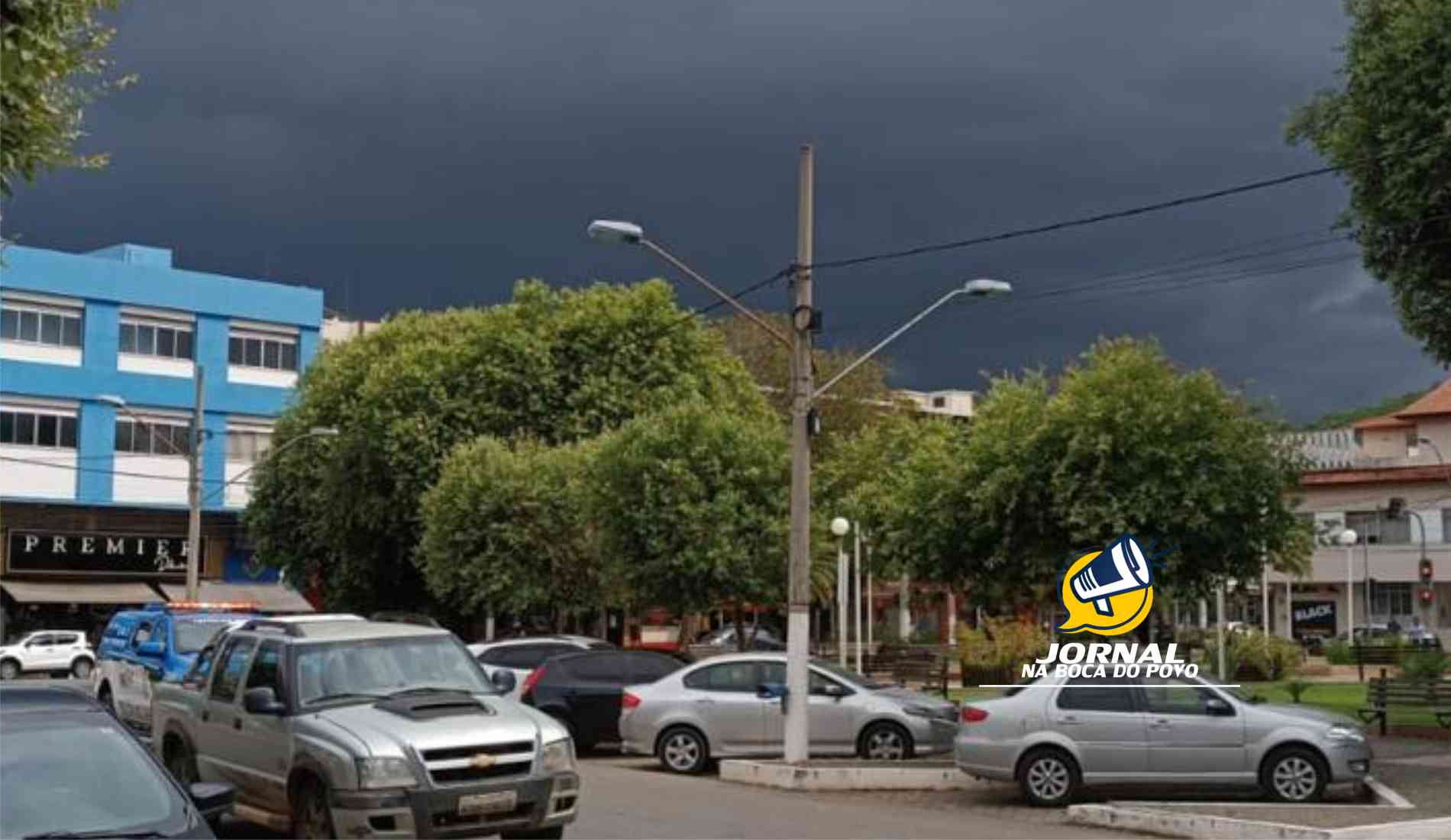 INMET publica alerta de perigo para tempestade na região com risco de queda de granizo