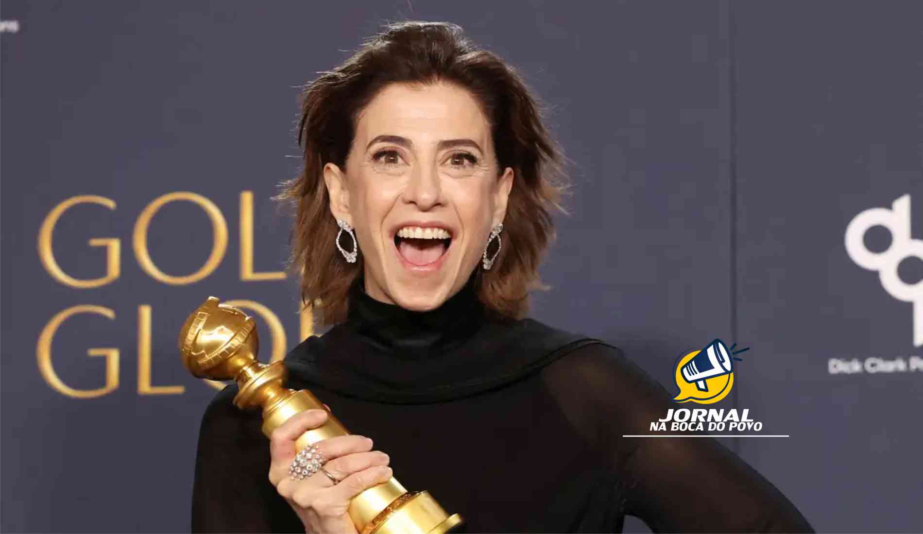 Fernanda Torres leva Globo de Ouro por atuação em Ainda Estou Aqui