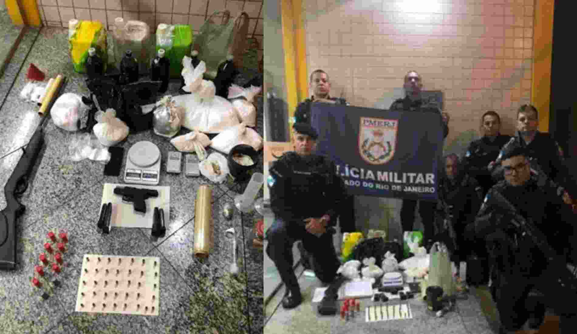 PM estoura local que seria usado para refino de drogas em Cambuci