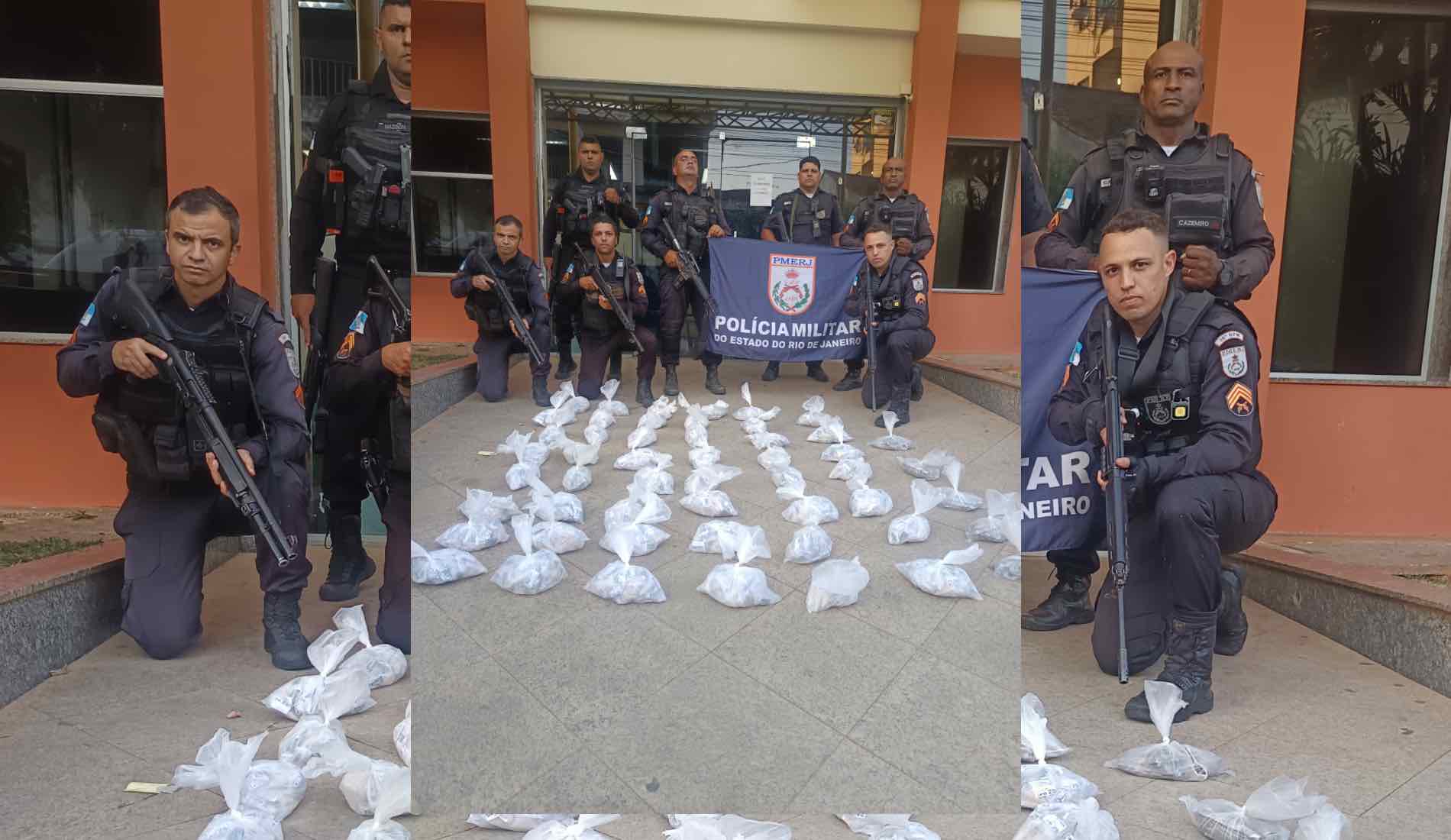 Polícia Militar apreende mais de 3.400 pinos de cocaína em Santo Antônio de Pádua