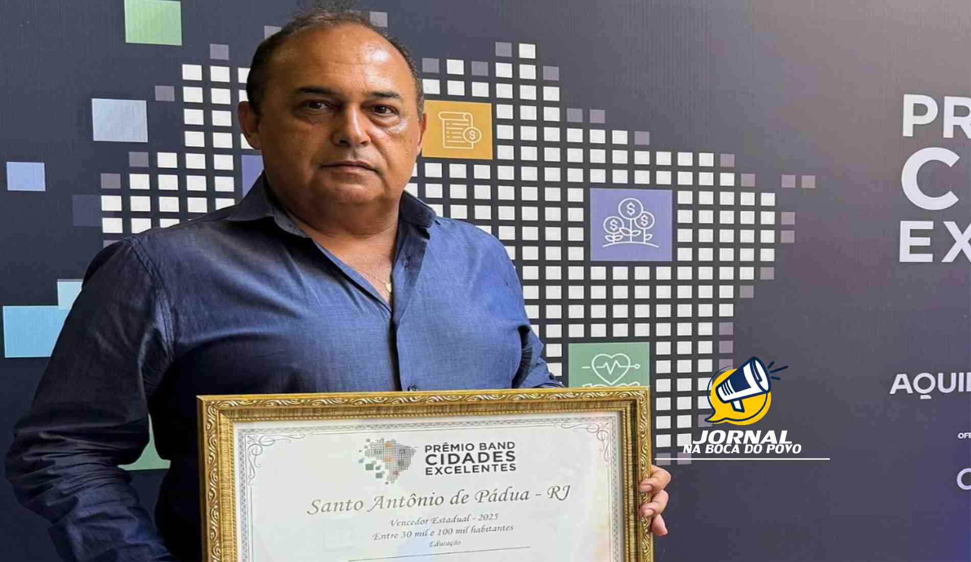 Santo Antônio de Pádua é destaque na premiação Band Cidades Excelentes pela Educação