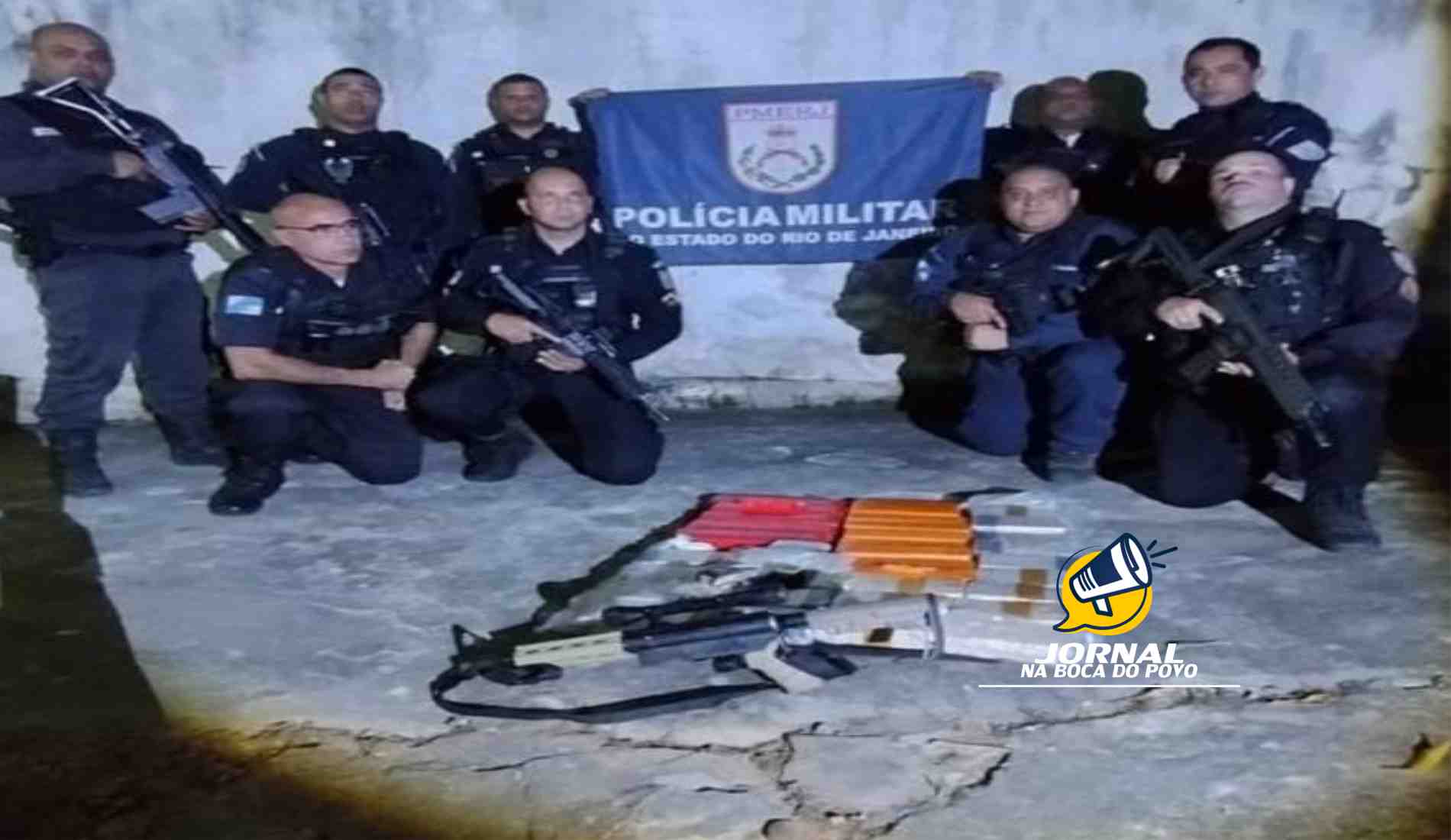 Polícia Militar apreende drogas e fuzil em Itaperuna