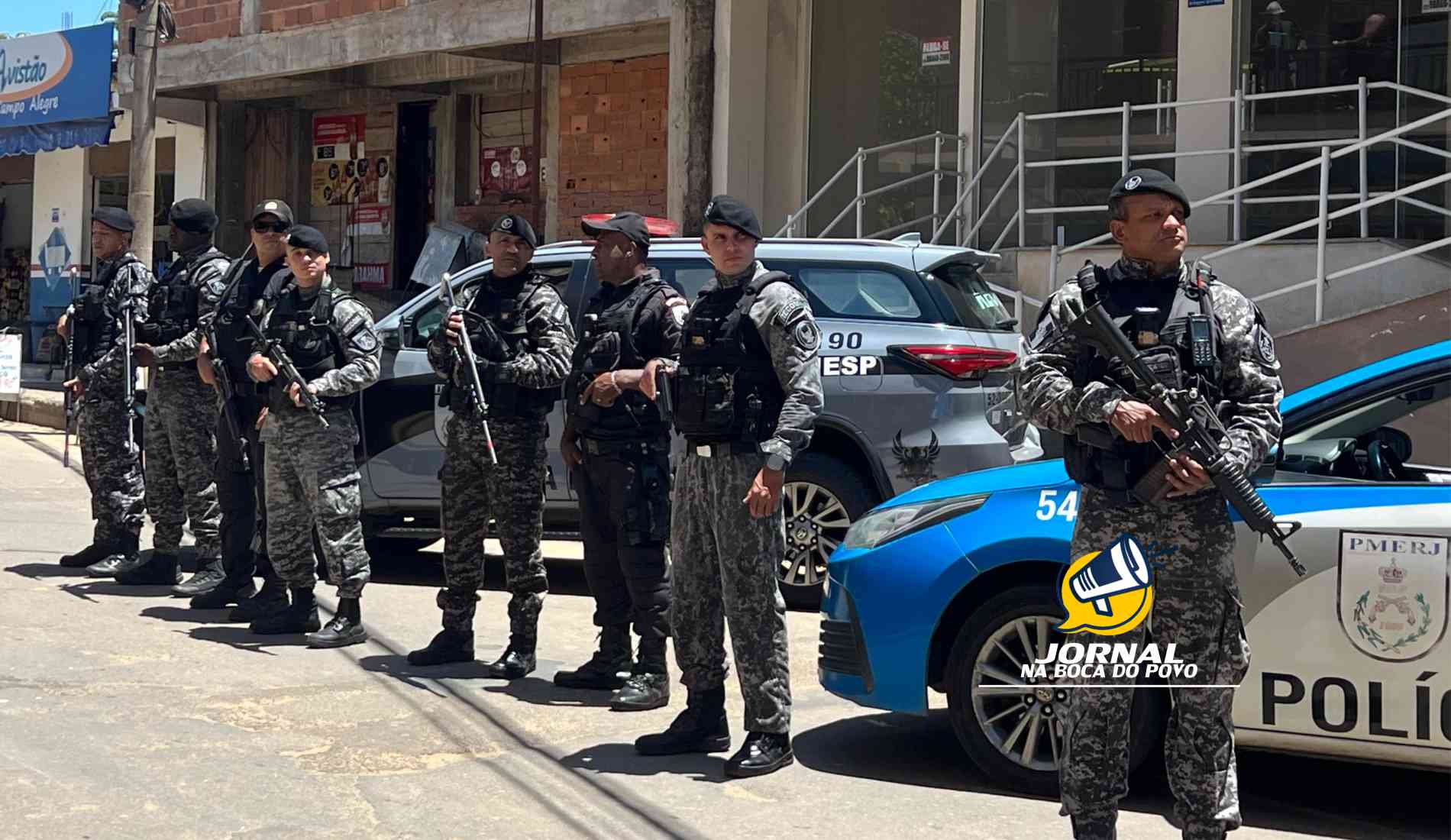 36°BPM e RECOM realizam operação em Santo Antônio de Pádua