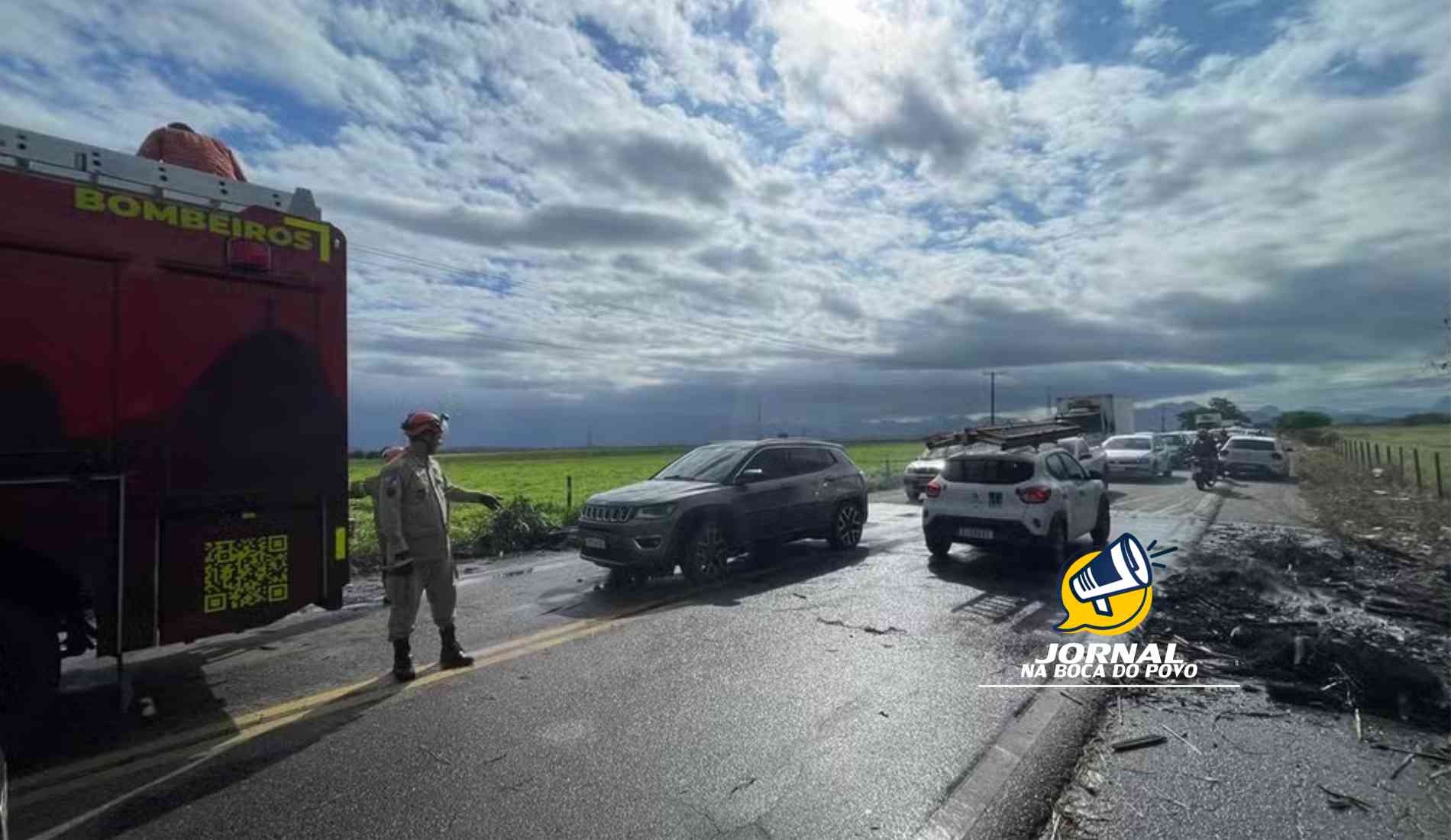 Moradores bloqueiam RJ-158 em protesto por falta d’água em Campos