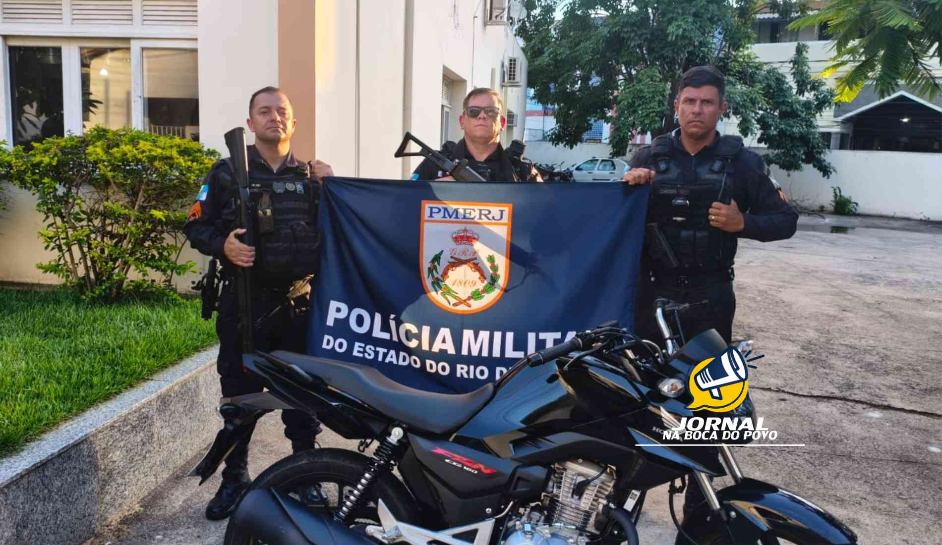 Itaocara: Moto furtada no Réveillon é recuperada e devolvida ao dono