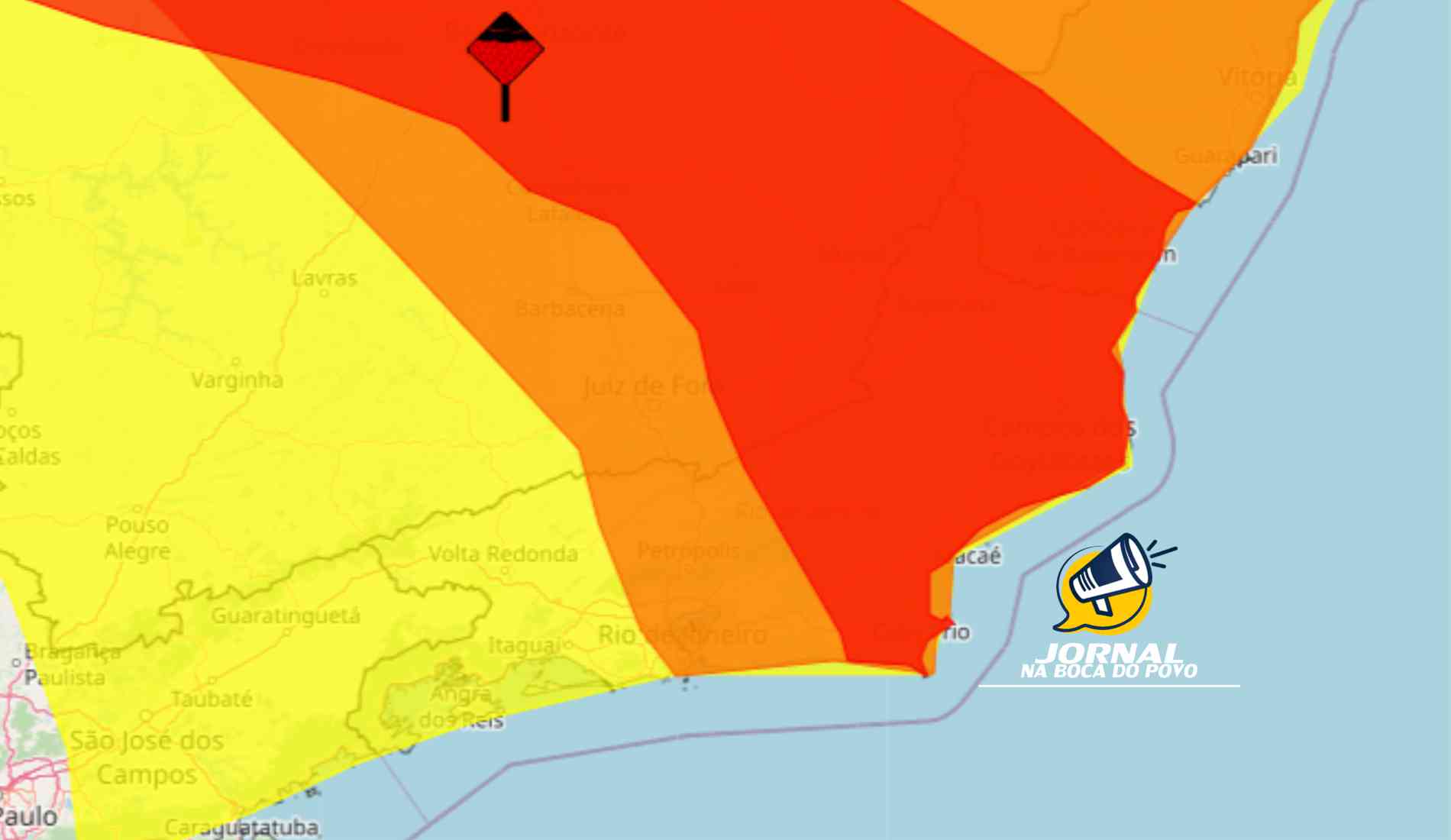 Chuva não dá trégua e INMET emite alerta vermelho para a região