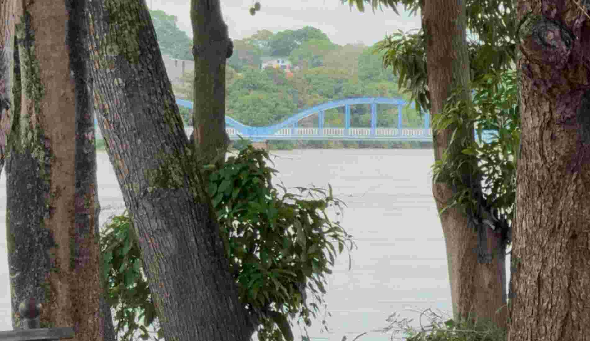 Rio Pomba atinge cota de atenção e Defesa Civil emite alerta à população