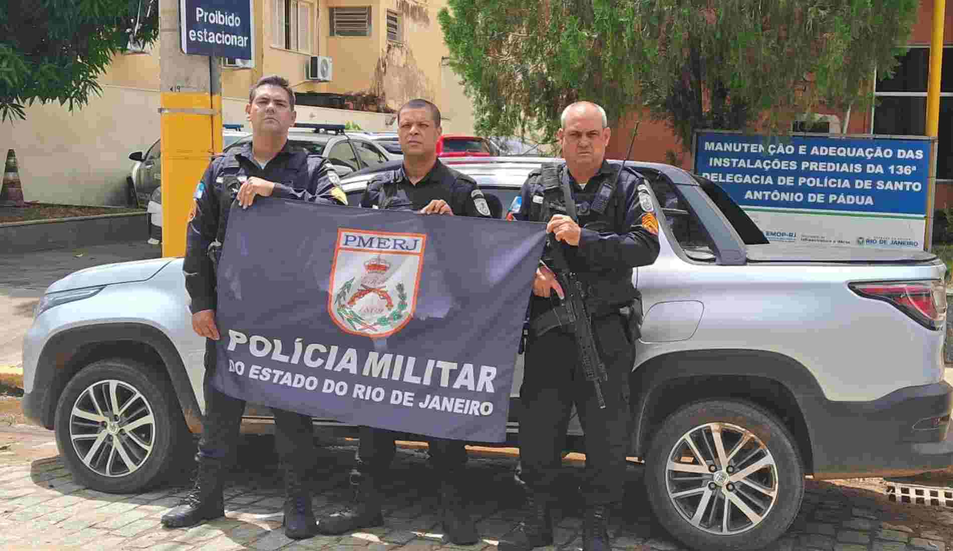 Veículo clonado é recuperado pela PM em Aperibé; condutor é preso