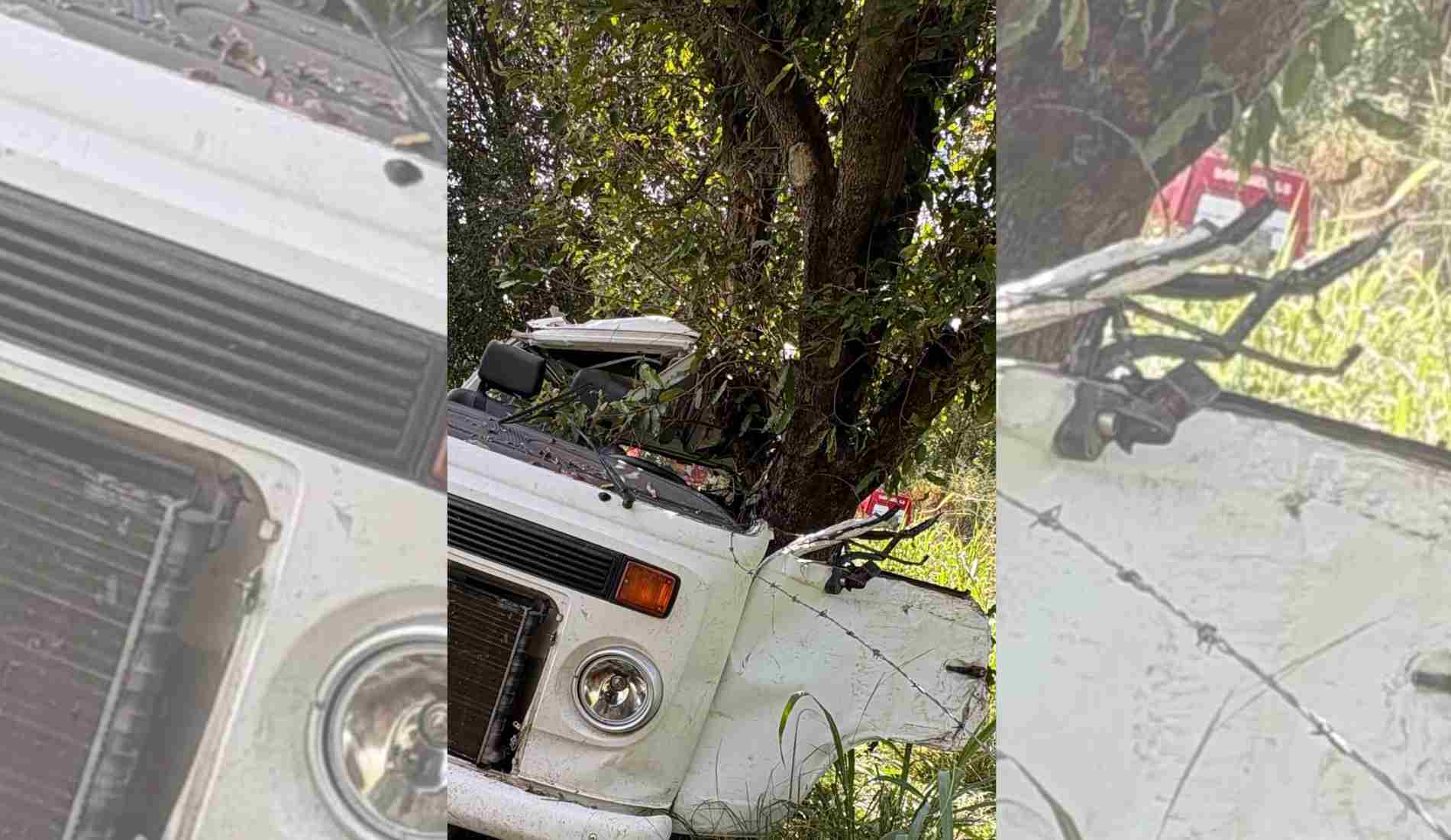 Homem fica ferido após acidente na RJ-186 em Santo Antônio de Pádua