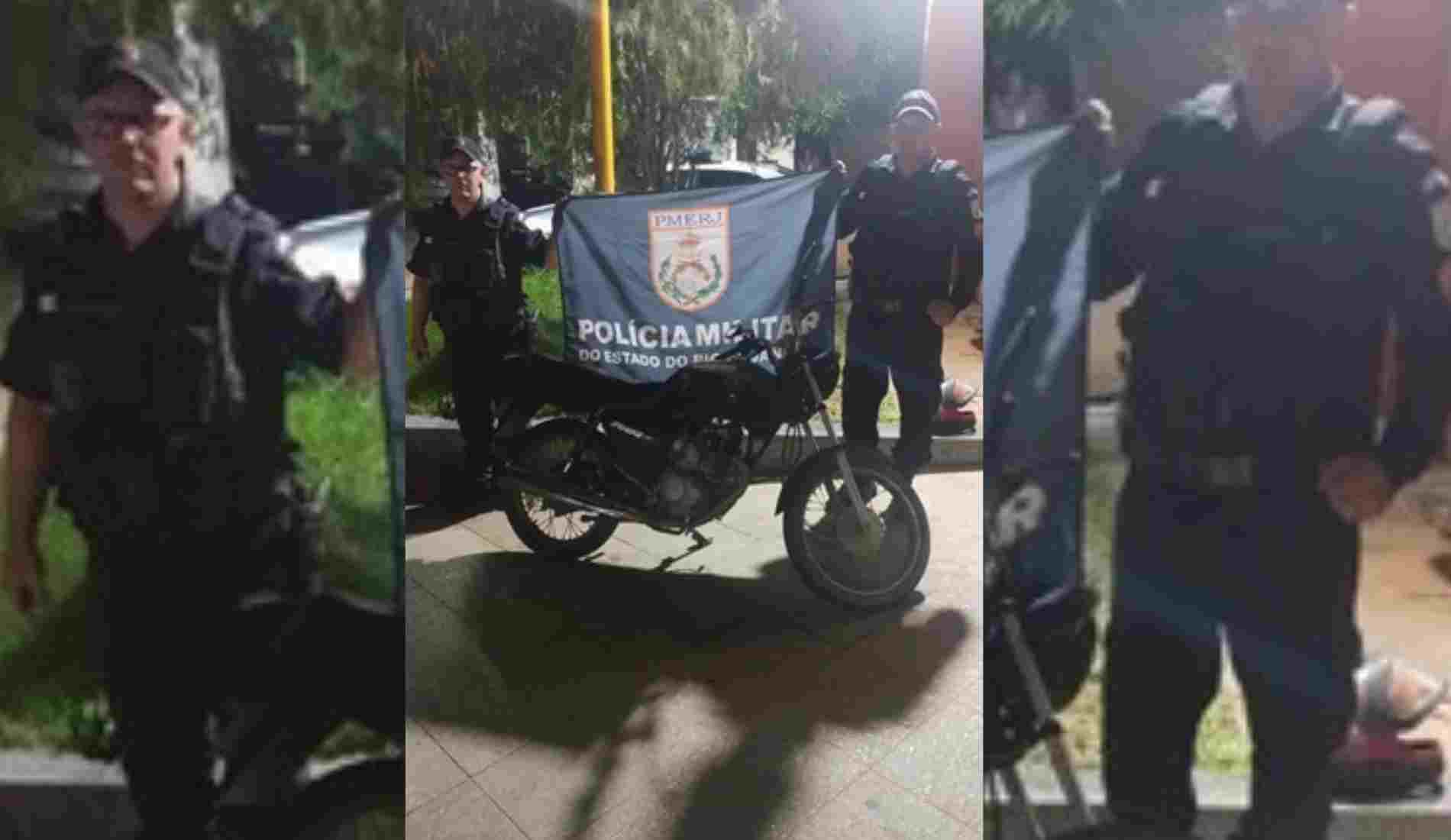 Motocicleta com sinais de adulteração é apreendida na RJ-186, em Pádua