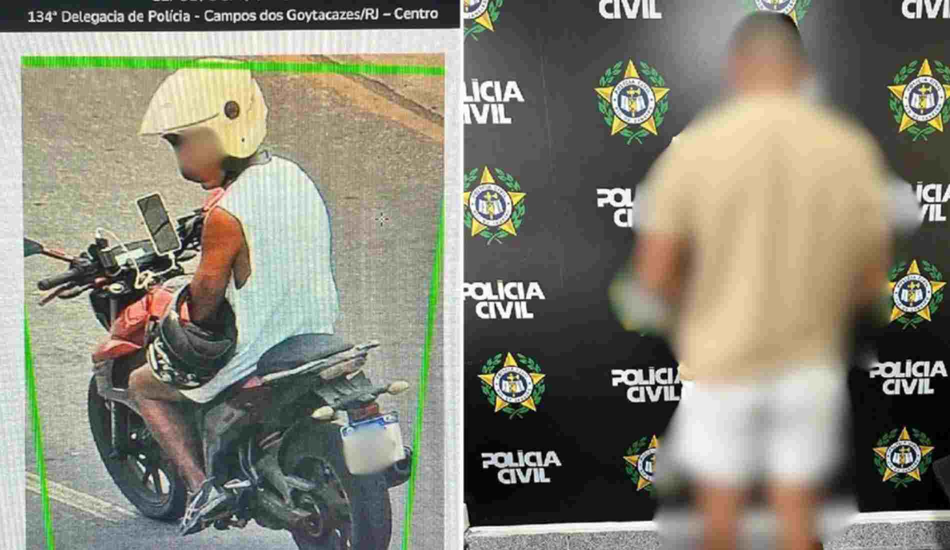Suspeito de arrastar mulher por 30 metros durante assalto é preso em Campos