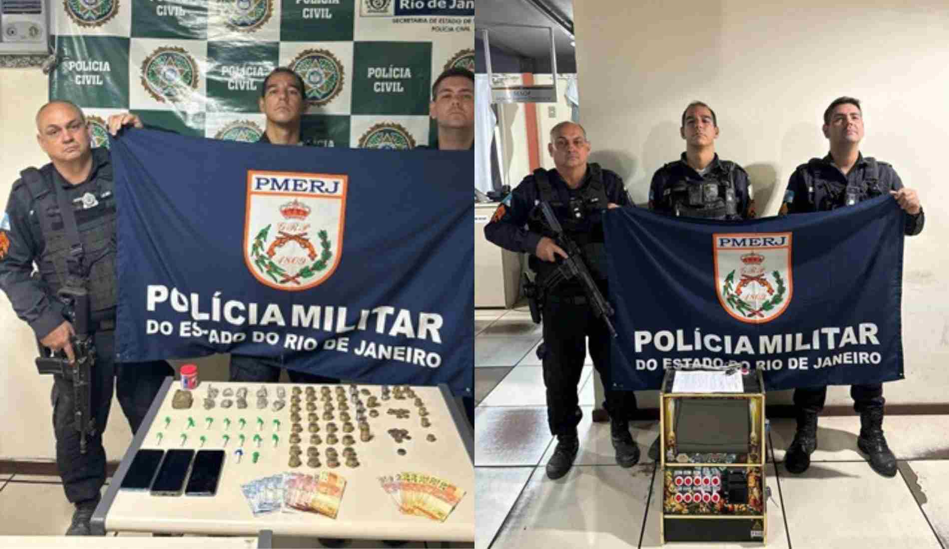Três pessoas são presas por tráfico, associação ao tráfico e tortura em Itaocara