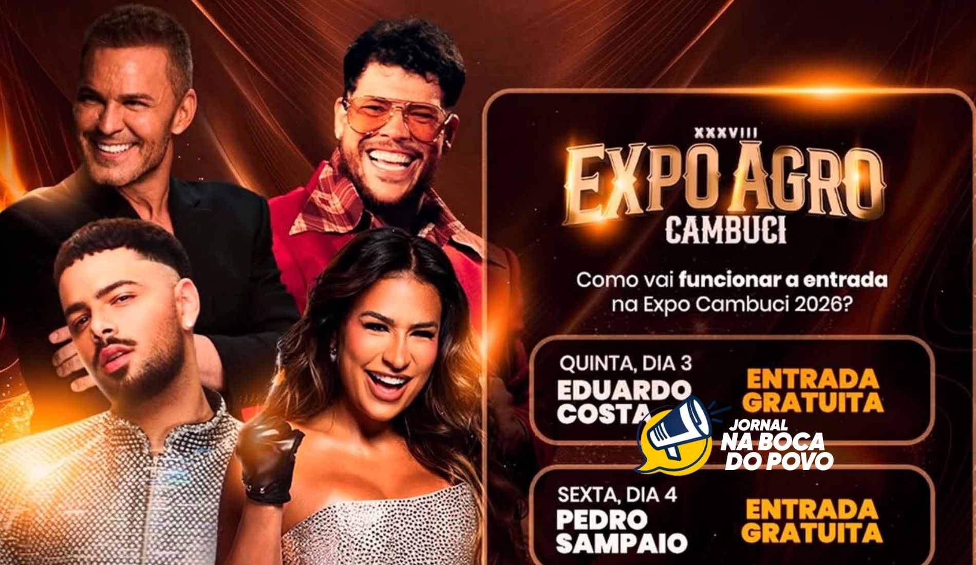Prefeitura de Cambuci informa como funcionará o acesso à 38ª Expo Agro Cambuci