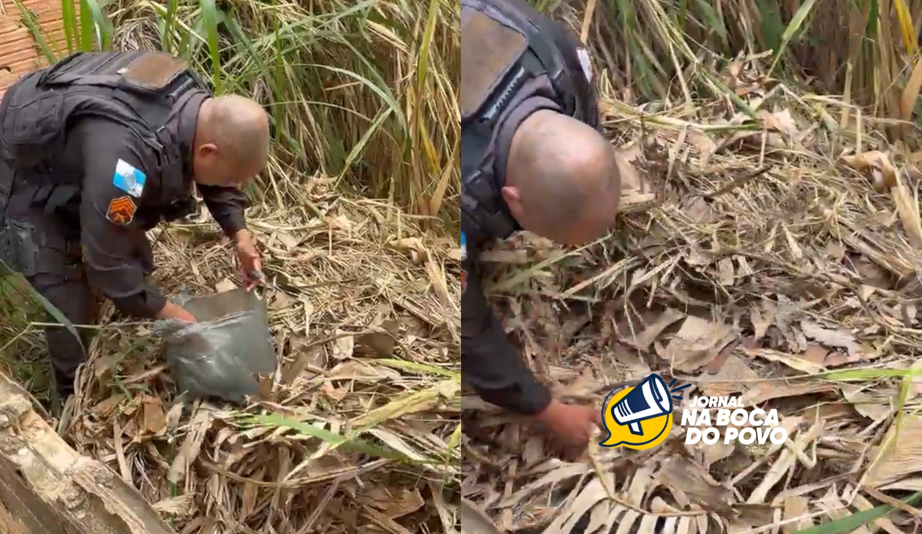 Grande quantidade de drogas é apreendida pela PM no bairro Mirante, em Santo Antônio de Pádua