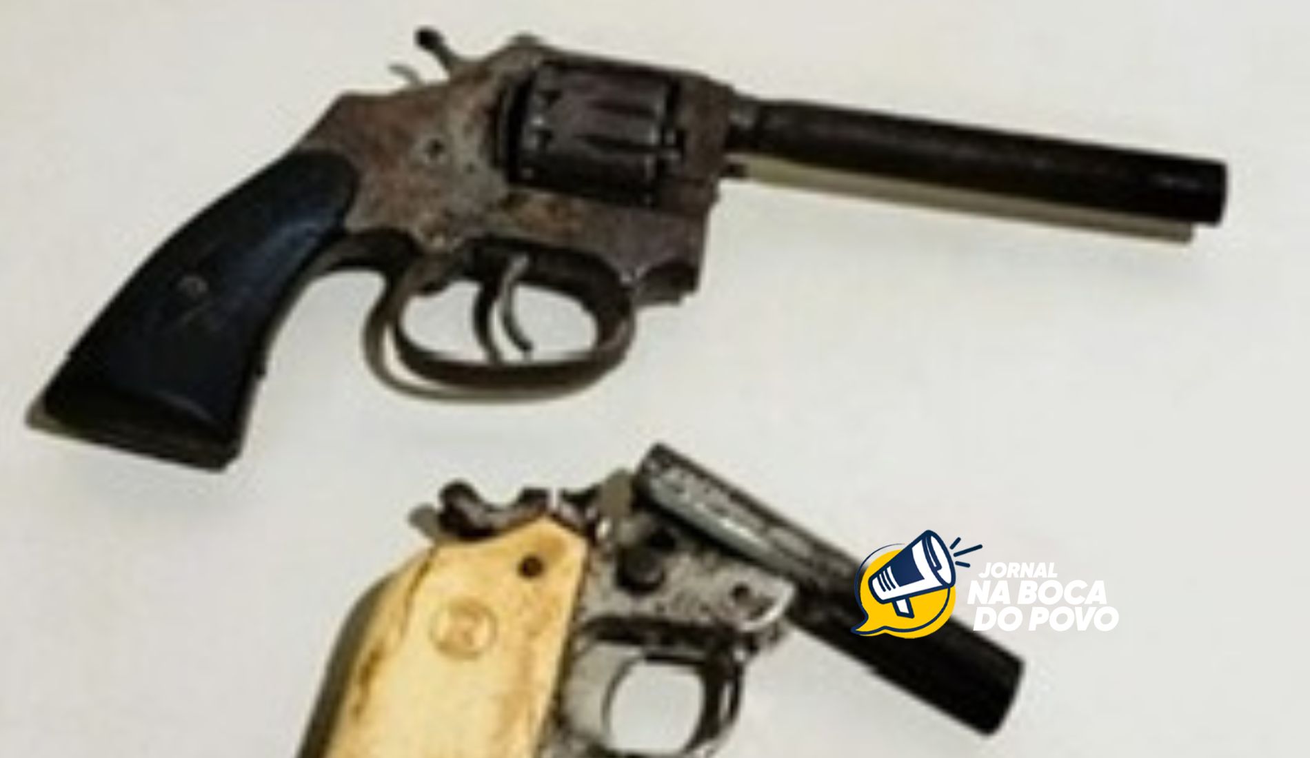 Polícia Militar apreende duas armas e prende dois homens em Itaocara