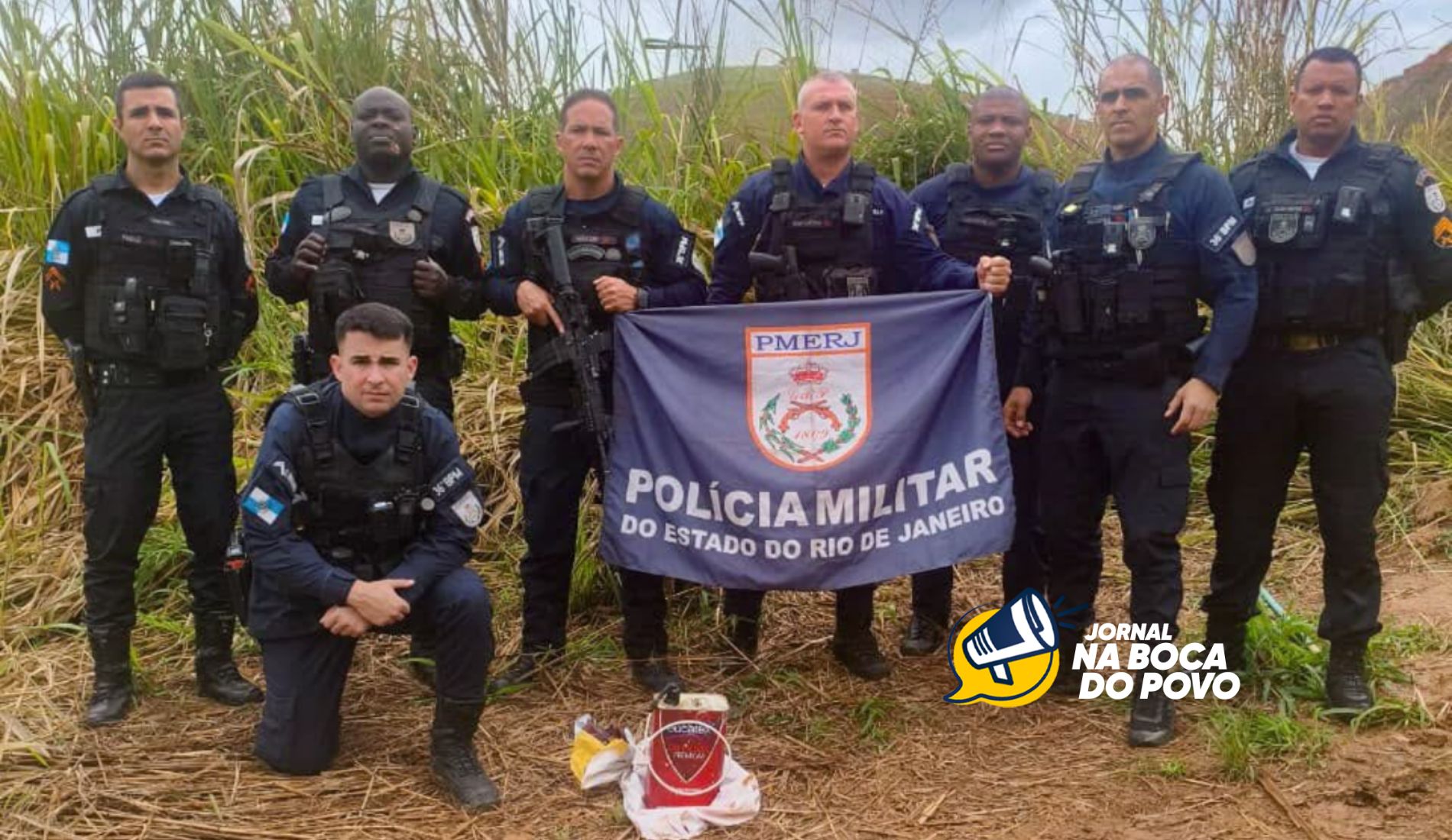 36º BPM apreende artefato com características de explosivo em Santo Antônio de Pádua